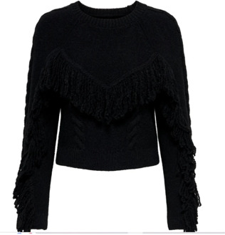 Only Stijlvolle Trui Only , Black , Dames - XL