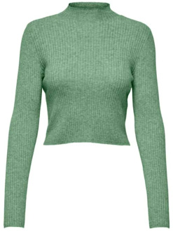 Only Stijlvolle Trui Only , Green , Dames - Xl,L