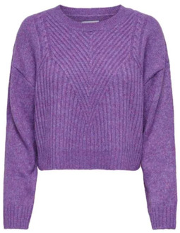 Only Stijlvolle Trui Only , Purple , Dames - M,S