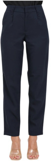 Only Straight Trousers Only , Blue , Dames - 2Xl,Xl,L,M,3Xl