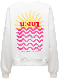 Only Sweat 15368263 liny - maat M Wit