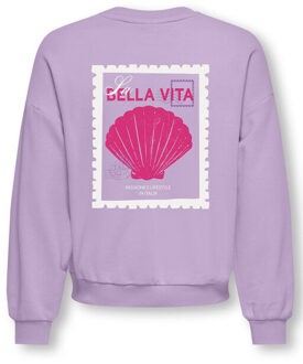 Only Sweat 15370494 kogkarli Paars - 134/140