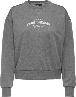 Only Sweater NOLA donker grijs - L