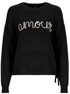 Only Sweaters Only ONLKATIA LS TEXT" Zwart - S, M, L, XS