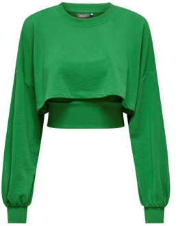 Only Sweatshirts Only , Green , Dames - L,M,S