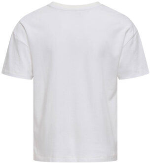 Only T-shirt 15354257 kogruth - maat 134/140 Ecru
