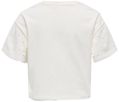 Only T-shirt 15356757 kogmonja Ecru - 158/164