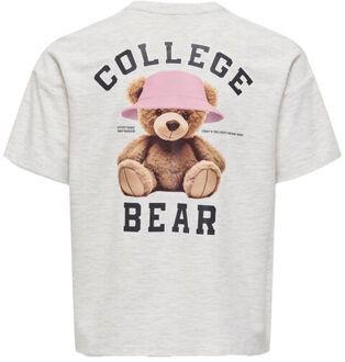 Only T-shirt 15357899 kogbilli Grijs - 158/164