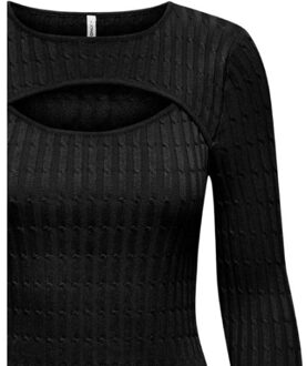 Only T-shirts women t-shirt - maat M Zwart