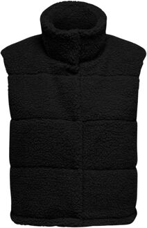 Only Teddy Vest Zwart Freewear Only , Black , Dames - Xl,L,M