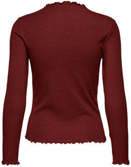 Only Top lange mouw 15331094 emma - maat XS Bruin