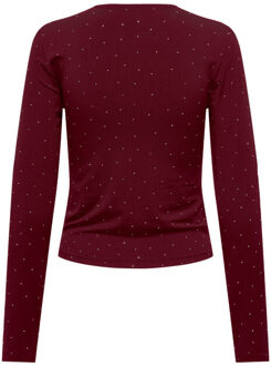 Only Top lange mouw 15358986 zita Rood