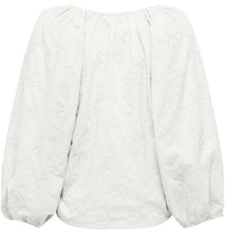 Only Top lange mouw 15364374 zion Wit