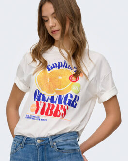 Only Top lange mouw 15367075 bolette Wit