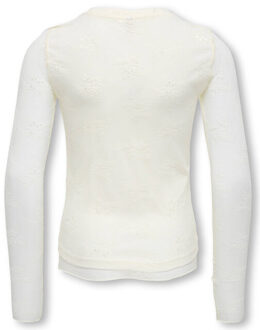 Only Top lange mouw 15368513 kogloui Ecru - 134/140
