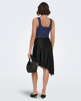 Only Top zonder mouw 15278090 lea - maat L Blauw