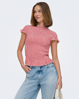 Only Top zonder mouw 15369285 celle - maat M Rood