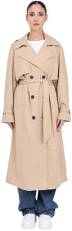 Only Trench Coats Only , Beige , Dames - Xl,L,M,S,Xs