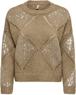 Only Trui KANSAS LIFE bruin - XS;S;M;L