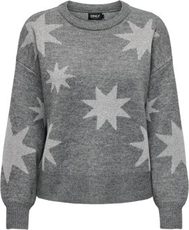 Only Trui ROSIE grijs - S;L