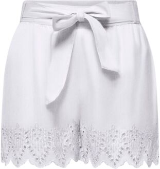 Only Tulum Embossed Loose Belt Woven Short Dames