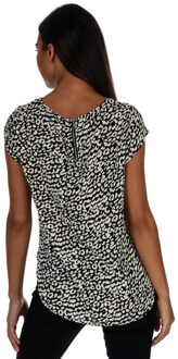 Only Vic zwarte top met korte mouwen voor dames