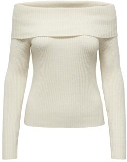 Only Witte Trui met Lange Mouwen Only , White , Dames - L,M,S,Xs