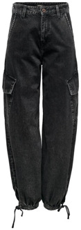 Only Zwarte Dames Jeans Only , Black , Dames - W29 L32,W30 L32