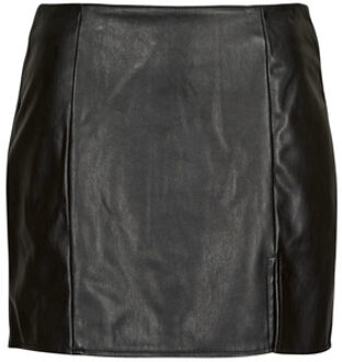 Only Zwarte imitatieleren rok Only , Zwart , Dames - Xl,L,M,S,Xs