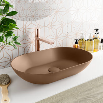 ONNI Waskom solid surface 55cm kleur Rust / Rust