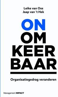 Onomkeerbaar - Boek Leike van Oss (9462761469)