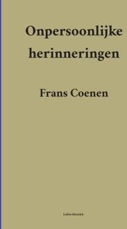 Onpersoonlijke herinneringen - Boek Frans Coenen (9491982141)