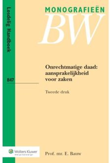 Onrechtmatige daad: aansprakelijkheid voor zaken - Boek Wolters Kluwer Nederland B.V. (9013106897)