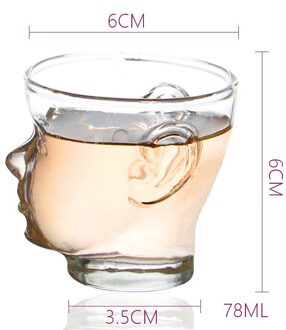 Onregelmatige Dubbele Glas Dubbele Halloween Schedel Wodka Glas Water Flessen Originaliteit Hydroflask 78ml