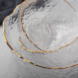 Onregelmatige Glazen Kom Fruit Groenten Salade Dessert Glazen Kom Diner Keuken Servies Met Phnom Penh Glazen Kom 405ml