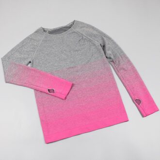 Onregelmatige Shirt Tops Lente Herfst Blouses Vrouwen Tops Lange Mouwen Slim All-Match Koreaanse fan Shirt Tops Roze / S