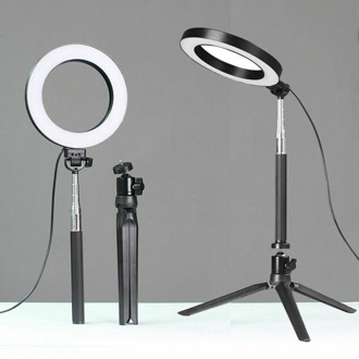 ONS 6 "LED Ring Licht met Statief Stand Telefoon Houder voor Selfie Video Fotografie