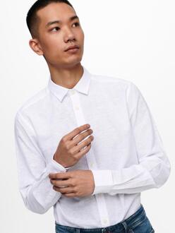 Onscaiden Ls Solid Linen Shirt Noos