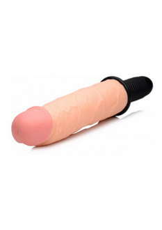 Onslaught - XXL Vibrerende Dildo Thruster - Onslaught - XXL Vibrerende Dildo Thruster