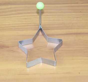 Ontbijt Gebakken Ei Pannenkoek shaper Rvs Shaper Mould Mold Keuken Tool Ringen Hart Star Ronde Vorm ster