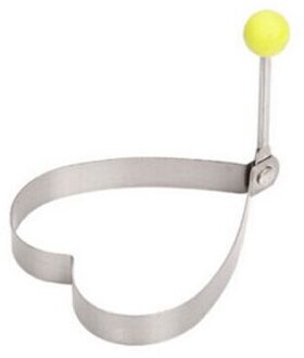 Ontbijt Gebakken Ei Pannenkoek shaper Rvs Shaper Mould Mold Keuken Tool Ringen Hart Star Ronde Vorm