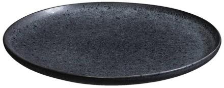 Ontbijtbord Liz - Stoneware - Ø21,4 Cm - Aardewerk - Zwart - B2.1 Cm