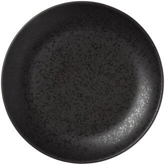 Ontbijtbord Lua - zwart - ø22x2.5 cm