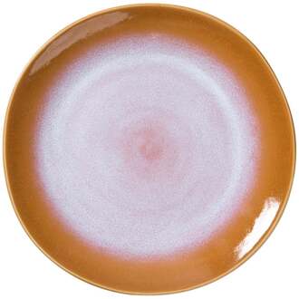 Ontbijtbord roots - oranje - ø22x2.5 cm