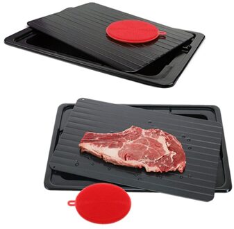 Ontdooien Lade Bevroren Voedsel Ontdooien Plaat Voor Snelle Quick Rapid Vlees Ontdooien, Kip, De Veiligste Geen Elektriciteit, geen Magnetron