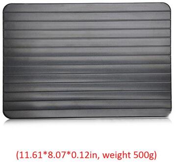 Ontdooien Lade Dooi Bevroren Voedsel Vlees Vis In Minuten Thuis Aluminium Snelle Ontdooien Lade met Water Doos Ontdooien Plaat Keuken gereedschap 29520502cm