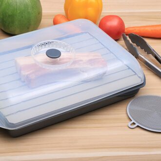 Ontdooien Lade Ontdooier Plaat Snelle Ontdooien Lade Met Voedsel Cover Snijplank Keuken Gadgets Koken Vlees Gevogelte Gereedschap