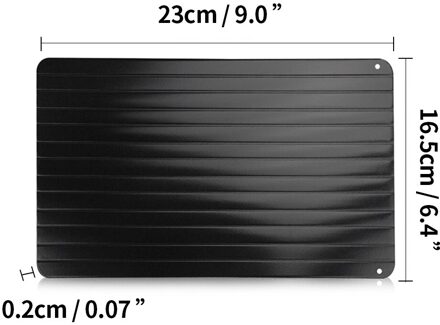 Ontdooien Lade Siliconen Hoeken Bevroren Voedsel Dooi Boord Hoeken Snelle Ontdooien Plaat Quick Ontdooien Ontdooien Mat Keuken Gereedschap 23x16.5x0.2cm