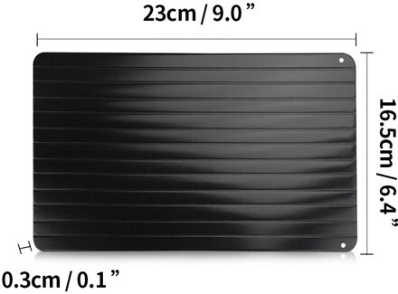 Ontdooien Lade Siliconen Hoeken Bevroren Voedsel Dooi Boord Hoeken Snelle Ontdooien Plaat Quick Ontdooien Ontdooien Mat Keuken Gereedschap 23x16.5x0.3cm