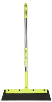 Ontharing Bezem Huisdier Tapijt Gratis Hand Wassen Bezem Verstelbare Rubber Bezem Sanitaire Floor Cleaning Licht Groen
